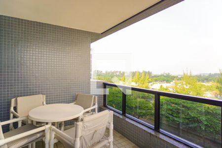 Varanda da Sala de apartamento à venda com 3 quartos, 110m² em Barra da Tijuca, Rio de Janeiro
