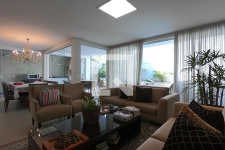 Sala de casa de condomínio à venda com 3 quartos, 450m² em Parque Monte Alegre, Taboão da Serra