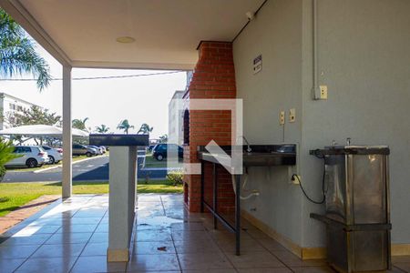 Área comum - Churrasqueira de casa de condomínio para alugar com 2 quartos, 43m² em Gávea, Uberlândia