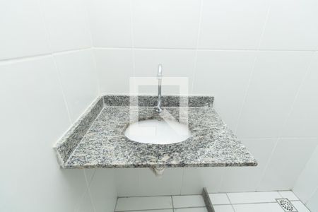 Apartamento para alugar com 46m², 2 quartos e 1 vagaDetalhe do banheiro