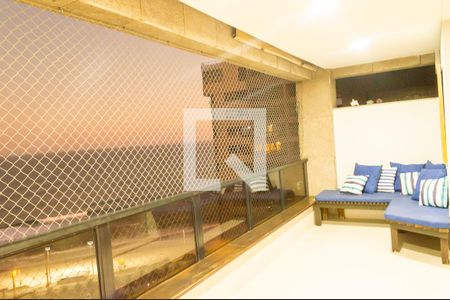 Varanda da Sala de apartamento para alugar com 3 quartos, 140m² em Barra da Tijuca, Rio de Janeiro