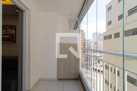 Studio para alugar com 36m², 1 quarto e 1 vagaVaranda