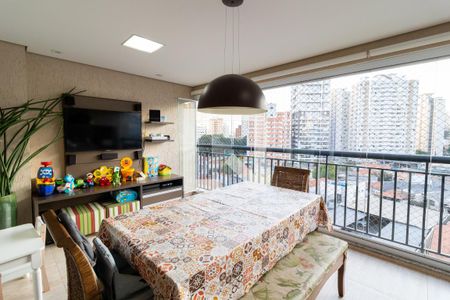Varanda Gourmet de apartamento à venda com 3 quartos, 162m² em Santana, São Paulo