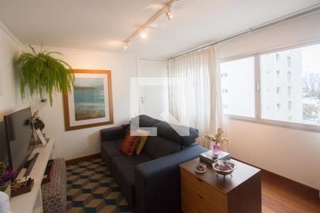 Sala de apartamento à venda com 3 quartos, 125m² em Brooklin Novo, São Paulo