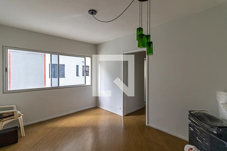 Sala de apartamento à venda com 1 quarto, 50m² em Indianópolis, São Paulo