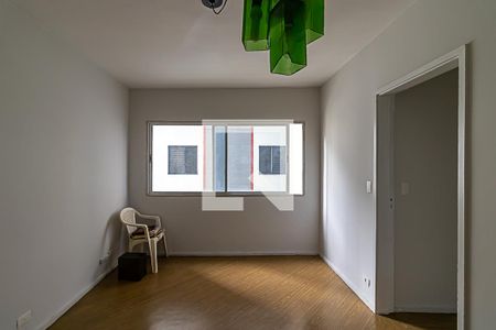 Sala de apartamento à venda com 1 quarto, 50m² em Indianópolis, São Paulo