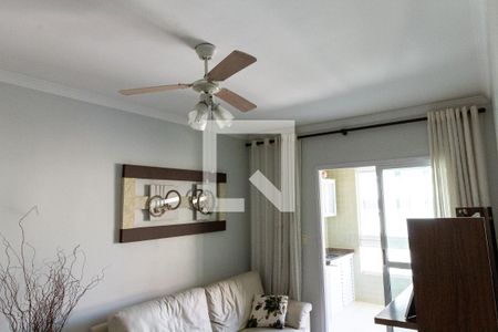 Detalhe da sala de apartamento para alugar com 2 quartos, 81m² em Aviação, Praia Grande