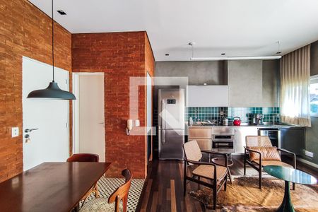 Sala de apartamento à venda com 1 quarto, 47m² em Morumbi, São Paulo