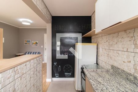 Cozinha de kitnet/studio para alugar com 1 quarto, 26m² em Partenon, Porto Alegre