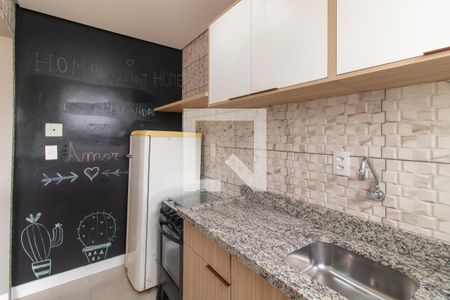 Cozinha de kitnet/studio para alugar com 1 quarto, 26m² em Partenon, Porto Alegre