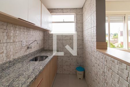 Cozinha de kitnet/studio para alugar com 1 quarto, 26m² em Partenon, Porto Alegre