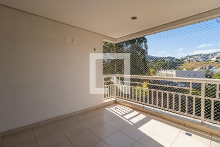 Varanda da Sala de apartamento para alugar com 3 quartos, 123m² em Tamboré, Santana de Parnaíba