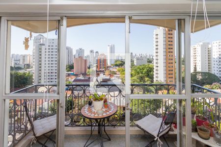 Varanda da Sala de apartamento à venda com 3 quartos, 130m² em Campo Belo, São Paulo