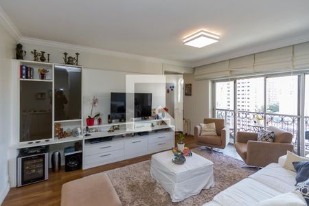 Sala de apartamento à venda com 3 quartos, 130m² em Campo Belo, São Paulo