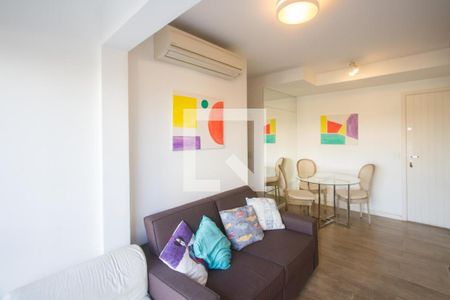 Sala de apartamento para alugar com 2 quartos, 55m² em Chácara Santo Antônio (zona Sul), São Paulo