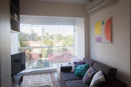 Sala de apartamento para alugar com 2 quartos, 55m² em Chácara Santo Antônio (zona Sul), São Paulo