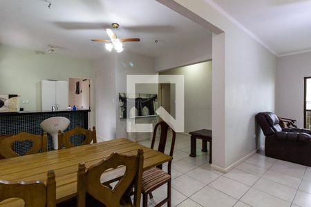 Sala de jantar de apartamento para alugar com 2 quartos, 100m² em Canto do Forte, Praia Grande