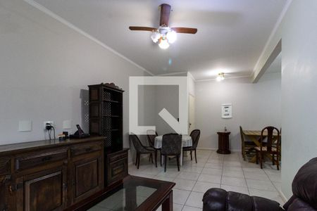 Sala de estar de apartamento para alugar com 2 quartos, 100m² em Canto do Forte, Praia Grande