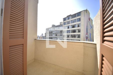 Varanda do Quarto 1 de apartamento para alugar com 2 quartos, 80m² em Vila Buarque, São Paulo