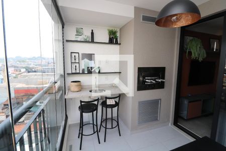 Varanda da Sala de apartamento para alugar com 2 quartos, 58m² em Vila Prudente, São Paulo