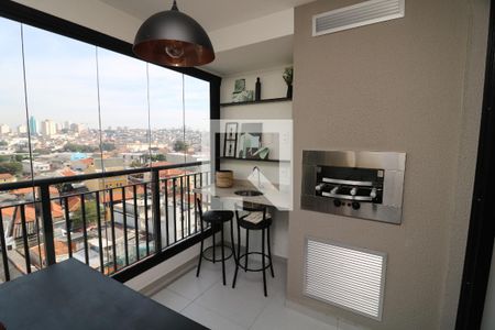 Varanda da Sala de apartamento para alugar com 2 quartos, 58m² em Vila Prudente, São Paulo