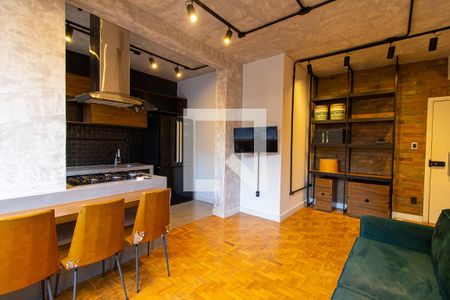 Sala de apartamento à venda com 2 quartos, 70m² em Consolação, São Paulo