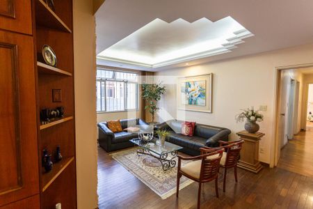 Sala 1 de apartamento à venda com 3 quartos, 145m² em Carmo, Belo Horizonte