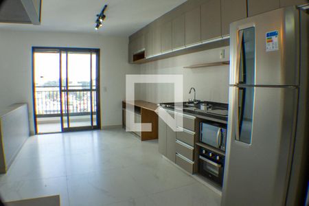 Cozinha de apartamento para alugar com 1 quarto, 37m² em Mirandópolis, São Paulo