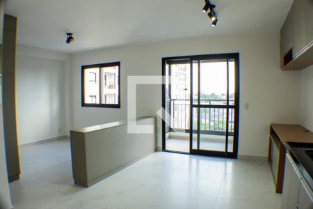Sala/Cozinha de apartamento para alugar com 1 quarto, 37m² em Mirandópolis, São Paulo