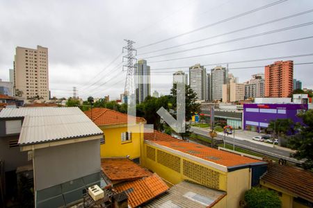 Vista da sala de apartamento à venda com 2 quartos, 70m² em Vila Dora, Santo André
