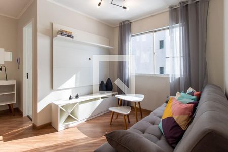 Sala de apartamento à venda com 2 quartos, 39m² em Centro, Curitiba