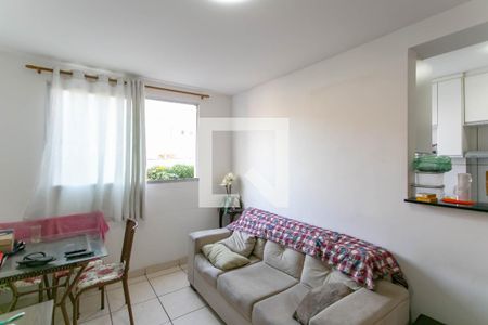 Sala de apartamento à venda com 2 quartos, 47m² em Castelo, Belo Horizonte