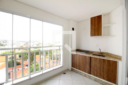Varanda gourmet de apartamento para alugar com 3 quartos, 100m² em Vila Independência, Sorocaba