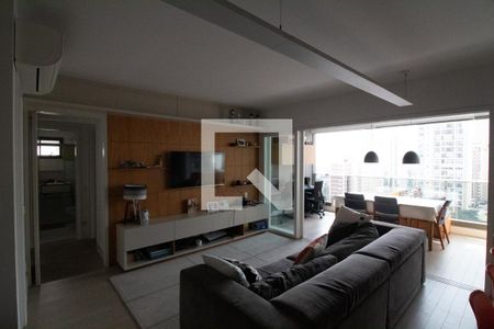 Sala de apartamento à venda com 2 quartos, 105m² em Cidade Monções, São Paulo