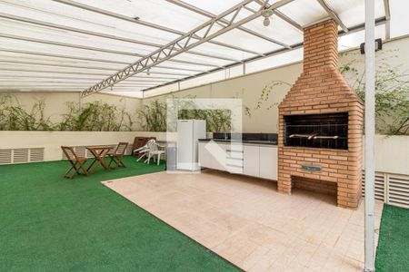 Apartamento à venda com 43m², 1 quarto e 1 vagaChurrasqueira