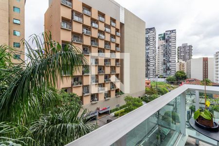 Varanda de apartamento à venda com 1 quarto, 43m² em Indianópolis, São Paulo