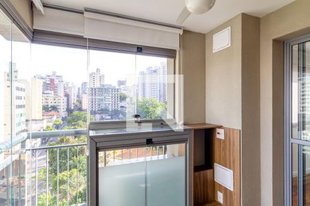 Varanda de apartamento para alugar com 2 quartos, 69m² em Consolação, São Paulo
