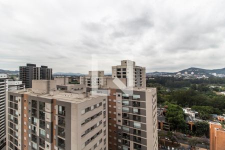 Vista da Varanda de apartamento à venda com 1 quarto, 53m² em Alphaville Empresarial, Barueri