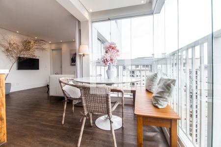 Varanda de apartamento à venda com 1 quarto, 53m² em Alphaville Empresarial, Barueri
