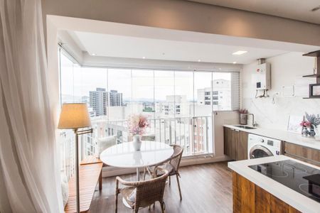 Varanda de apartamento à venda com 1 quarto, 53m² em Alphaville Empresarial, Barueri