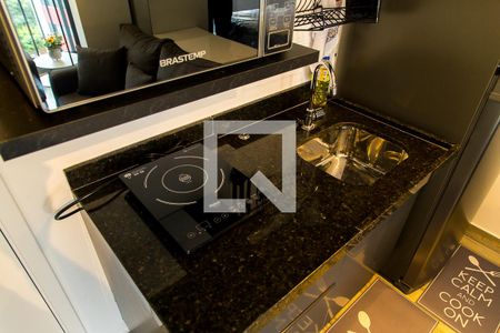 Studio - Detalhe  de kitnet/studio para alugar com 1 quarto, 26m² em Mirandópolis, São Paulo