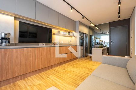 Sala de apartamento à venda com 1 quarto, 40m² em Pinheiros, São Paulo