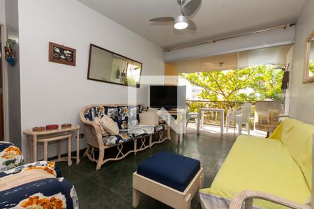 Sala de apartamento para alugar com 4 quartos, 120m² em Enseada, Guarujá