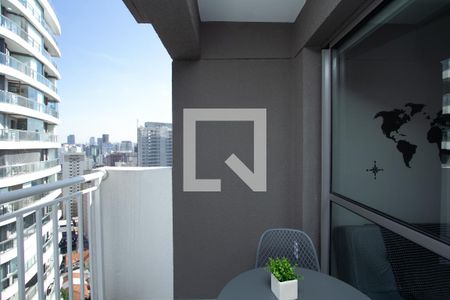 Studio à venda com 27m², 1 quarto e sem vagaVaranda 