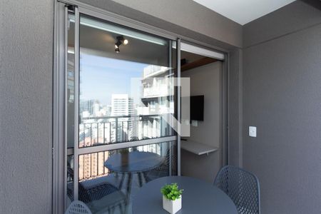 Studio à venda com 27m², 1 quarto e sem vagaVaranda 