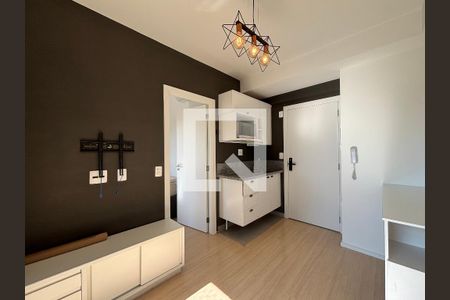 Sala/Cozinha de apartamento para alugar com 1 quarto, 27m² em Vila Nova Conceição, São Paulo