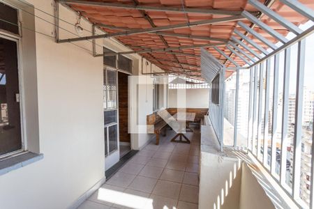 Varanda da Sala de apartamento à venda com 3 quartos, 90m² em Centro, Belo Horizonte