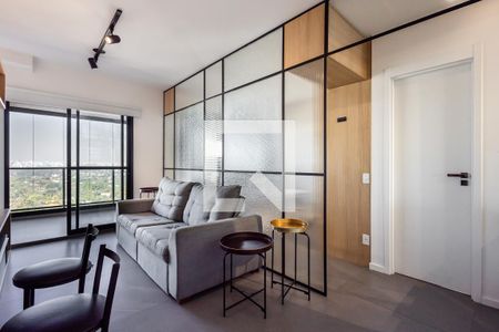 Sala de apartamento para alugar com 1 quarto, 52m² em Pinheiros, São Paulo