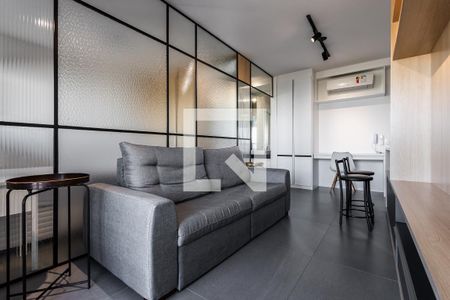Sala de apartamento para alugar com 1 quarto, 52m² em Pinheiros, São Paulo