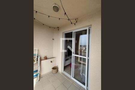 Varanda da Sala de apartamento à venda com 2 quartos, 58m² em Vila Caraguata, São Paulo